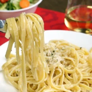 Fettuccine Alfredo served at Twisty Tamarind Restaurant